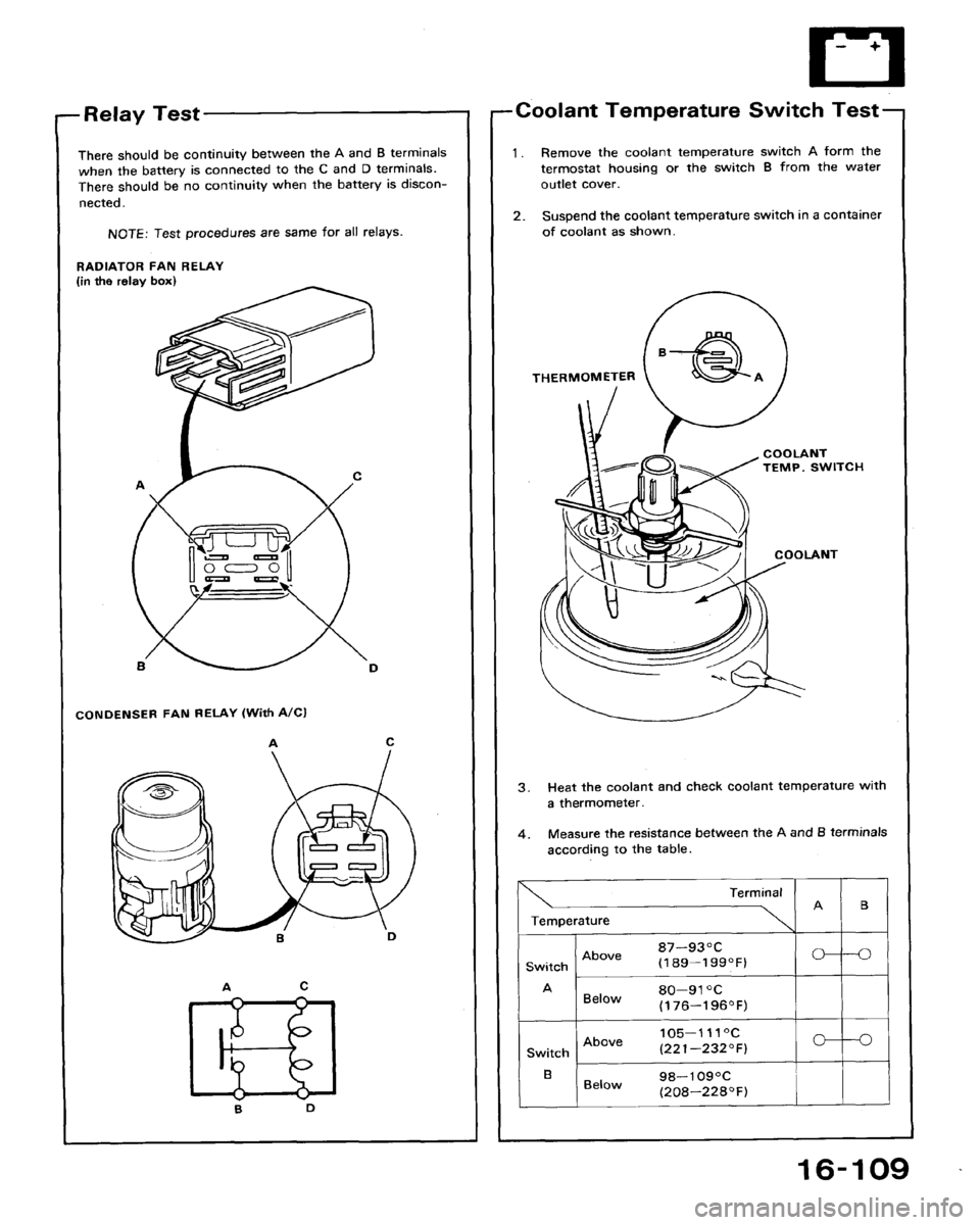 HONDA ACCORD 1992 CB / 4.G Workshop Manual 