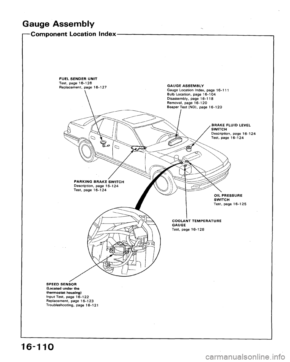 HONDA ACCORD 1992 CB / 4.G Workshop Manual 