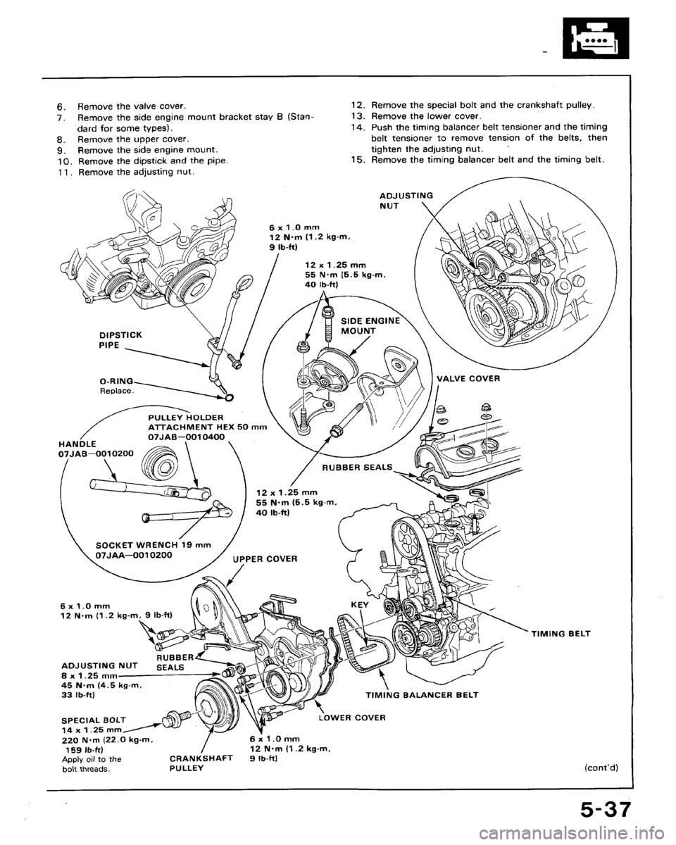 HONDA ACCORD 1992 CB / 4.G Workshop Manual 