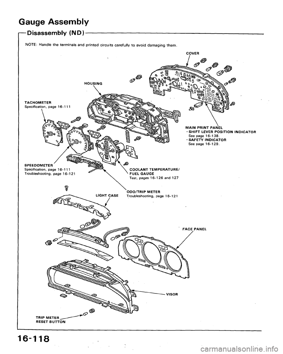 HONDA ACCORD 1992 CB / 4.G Workshop Manual 