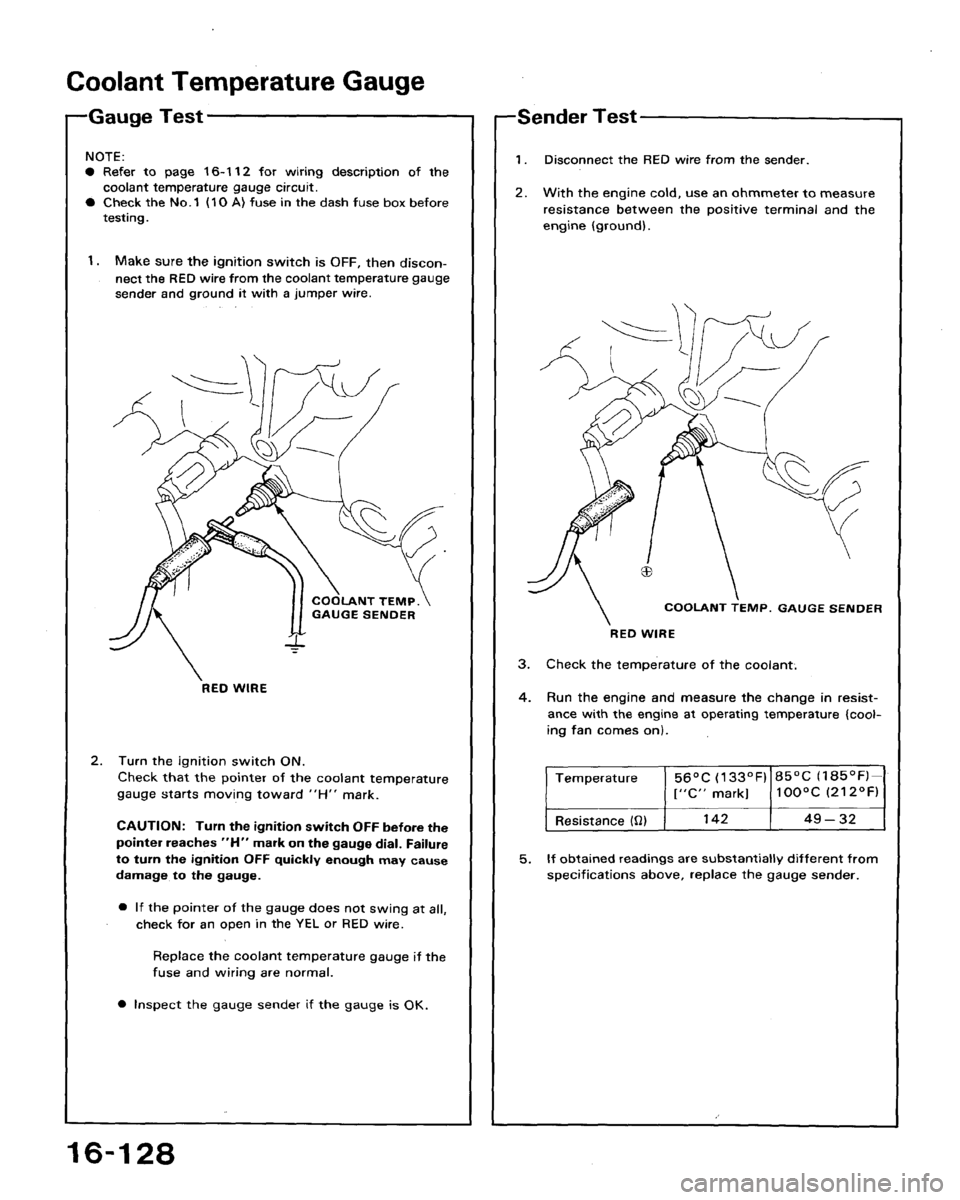 HONDA ACCORD 1992 CB / 4.G Workshop Manual 
