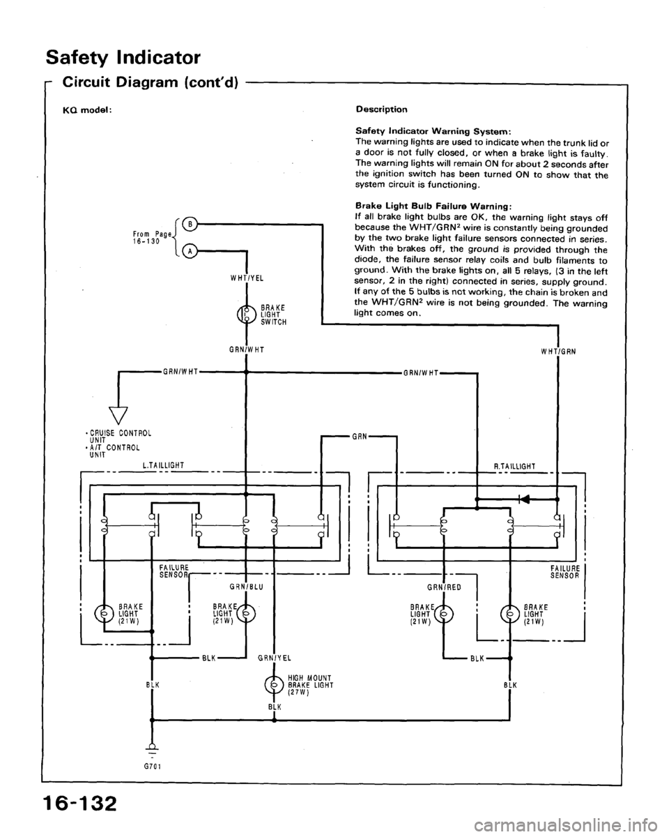 HONDA ACCORD 1992 CB / 4.G Workshop Manual 