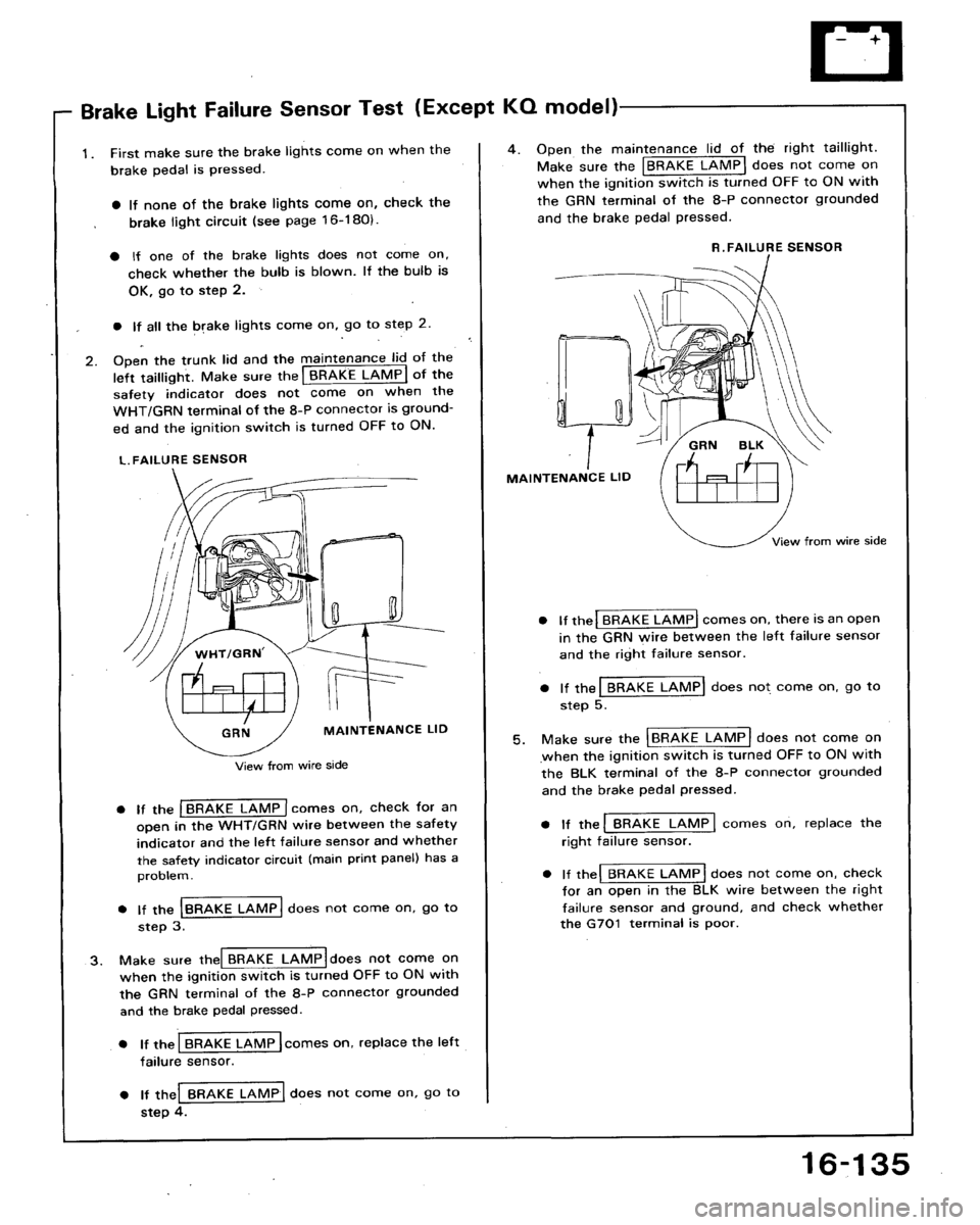 HONDA ACCORD 1992 CB / 4.G Workshop Manual 