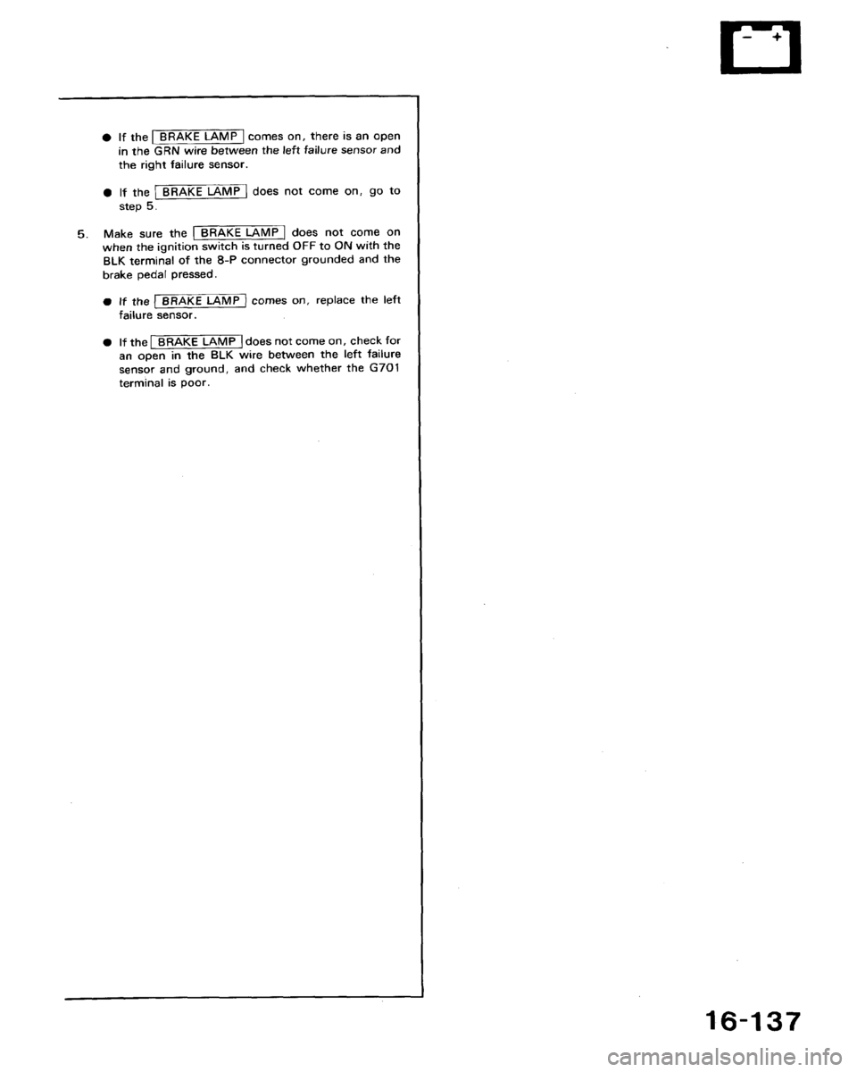 HONDA ACCORD 1992 CB / 4.G Workshop Manual 