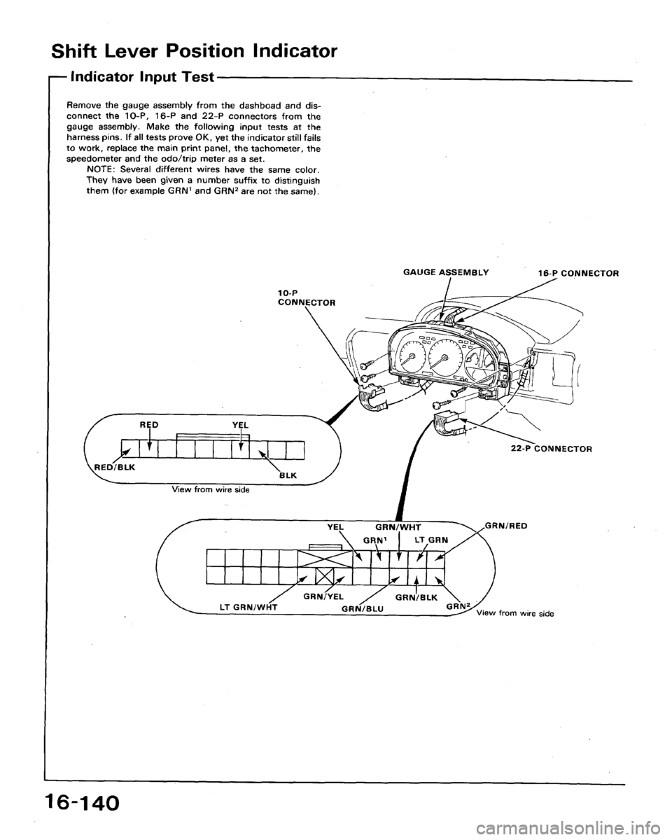 HONDA ACCORD 1992 CB / 4.G Workshop Manual 