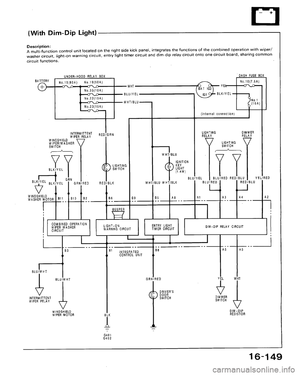 HONDA ACCORD 1992 CB / 4.G Workshop Manual 