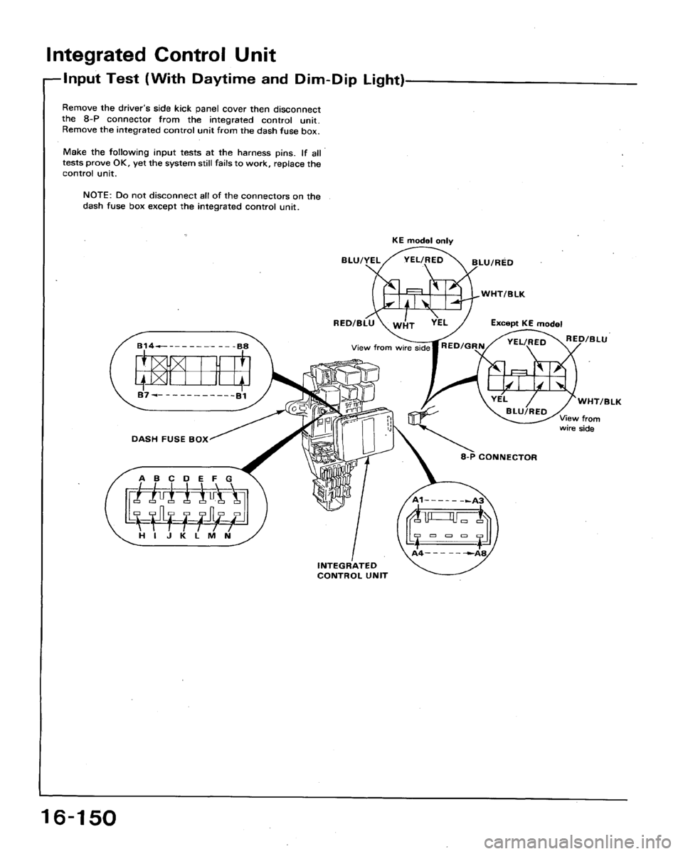 HONDA ACCORD 1992 CB / 4.G Workshop Manual 