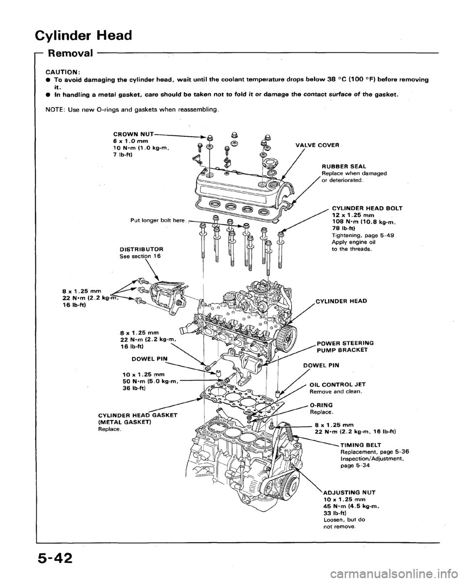 HONDA ACCORD 1992 CB / 4.G Workshop Manual 