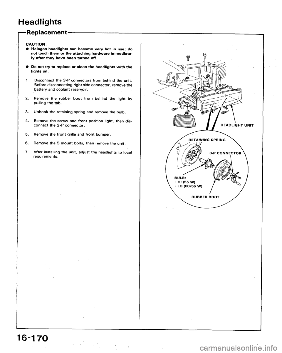 HONDA ACCORD 1992 CB / 4.G Workshop Manual 