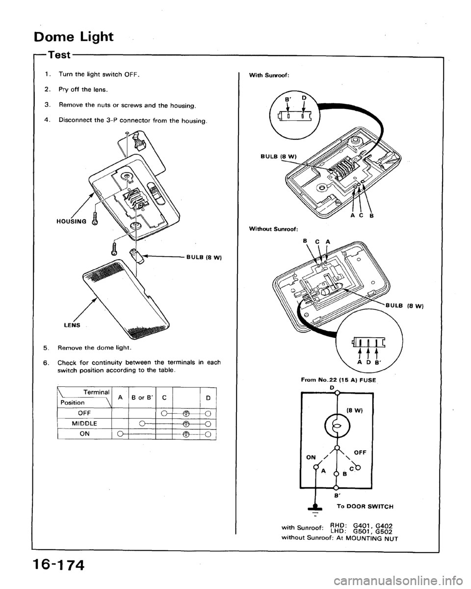 HONDA ACCORD 1992 CB / 4.G Workshop Manual 