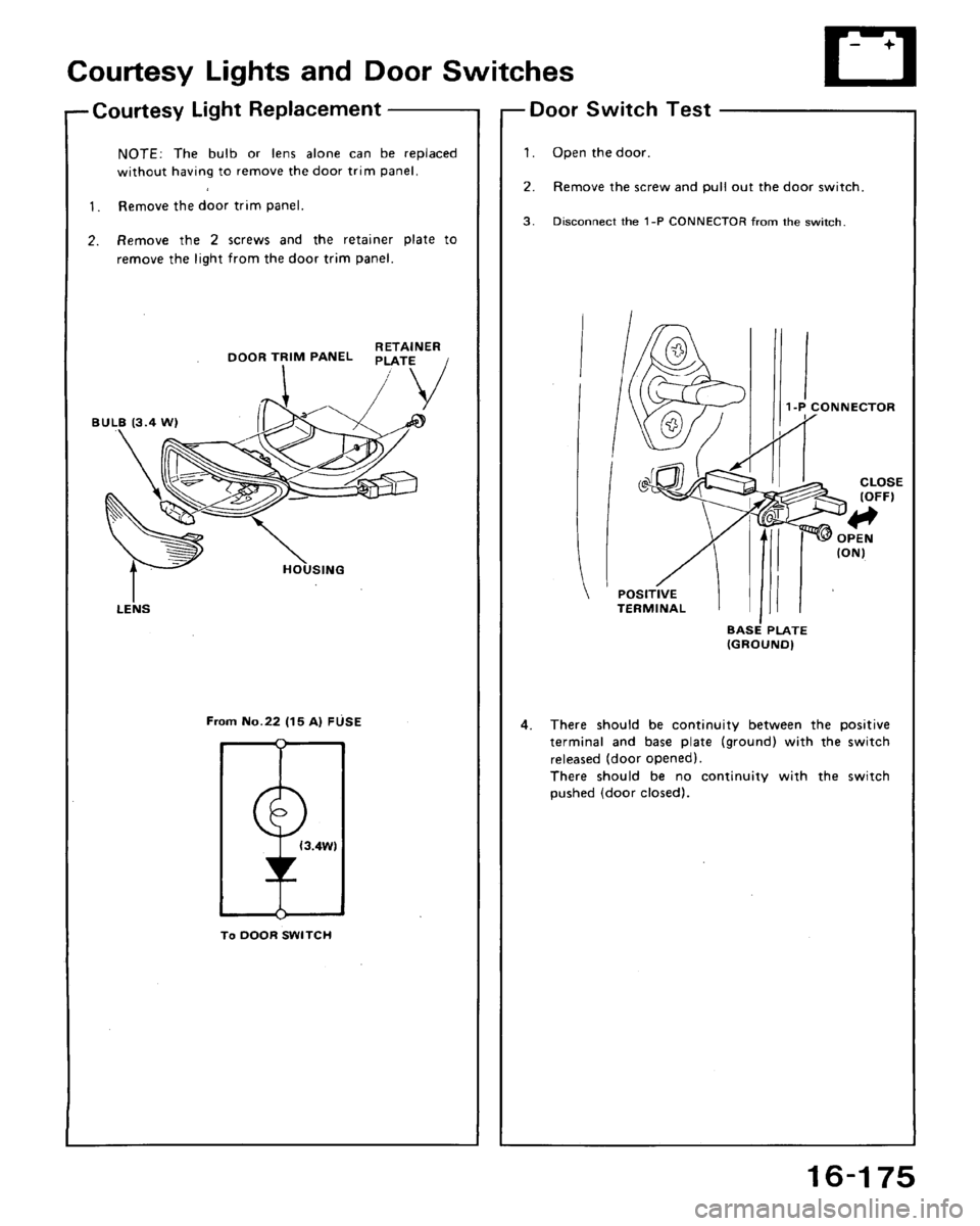 HONDA ACCORD 1992 CB / 4.G Workshop Manual 