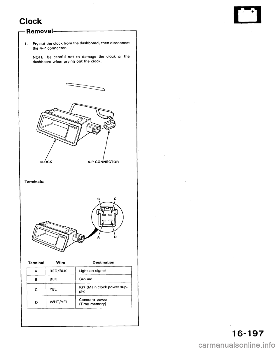 HONDA ACCORD 1992 CB / 4.G Workshop Manual 