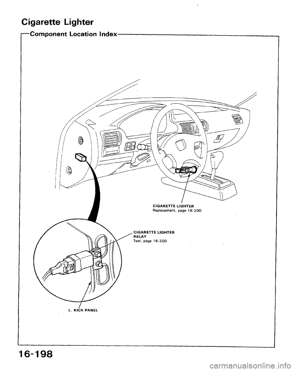 HONDA ACCORD 1992 CB / 4.G Workshop Manual 