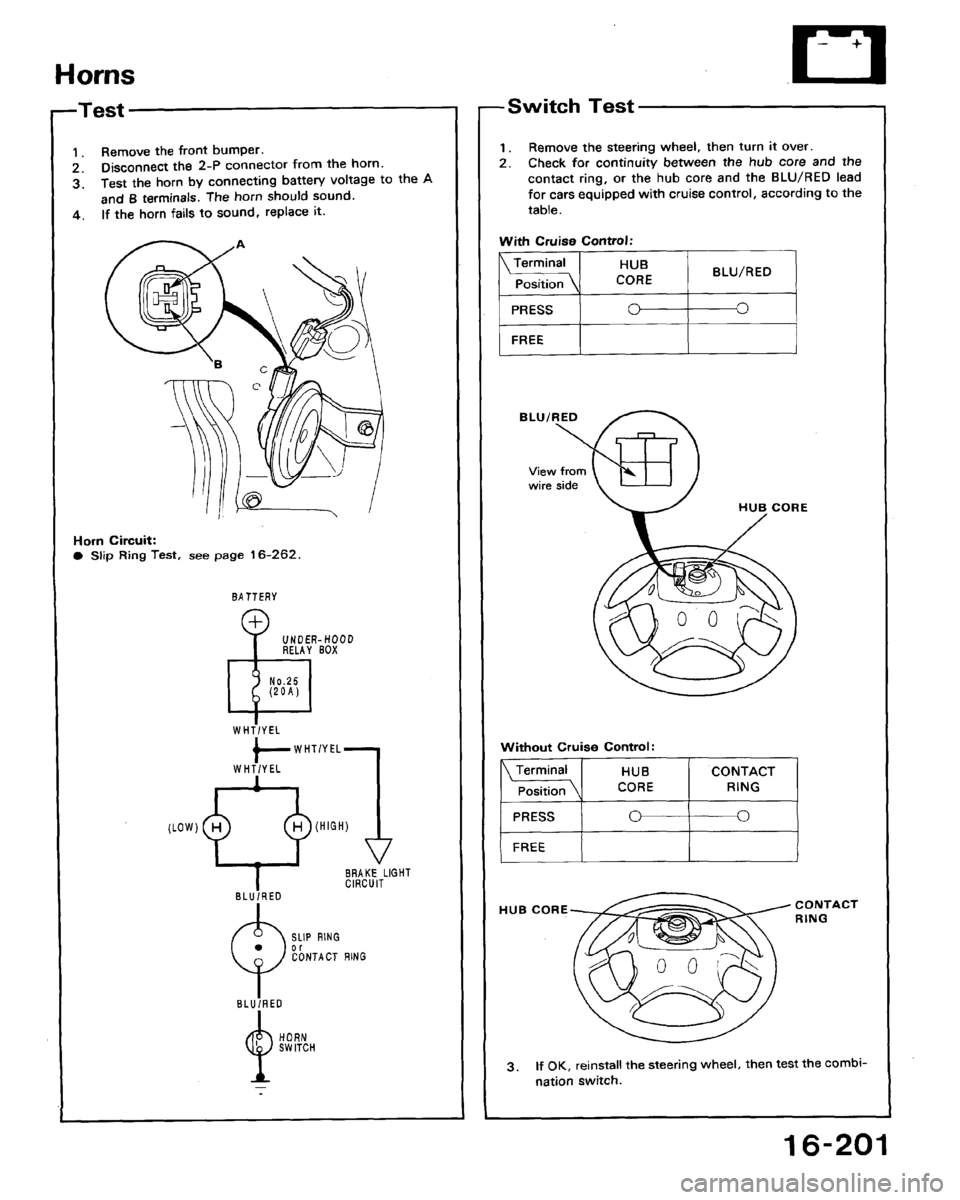 HONDA ACCORD 1992 CB / 4.G Workshop Manual 