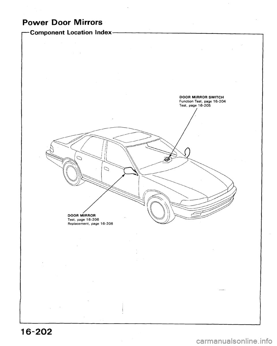 HONDA ACCORD 1992 CB / 4.G Workshop Manual 