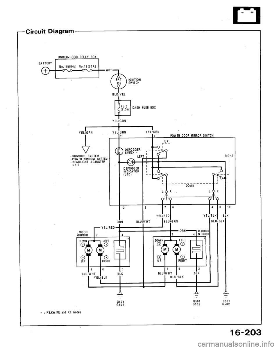 HONDA ACCORD 1992 CB / 4.G Workshop Manual 