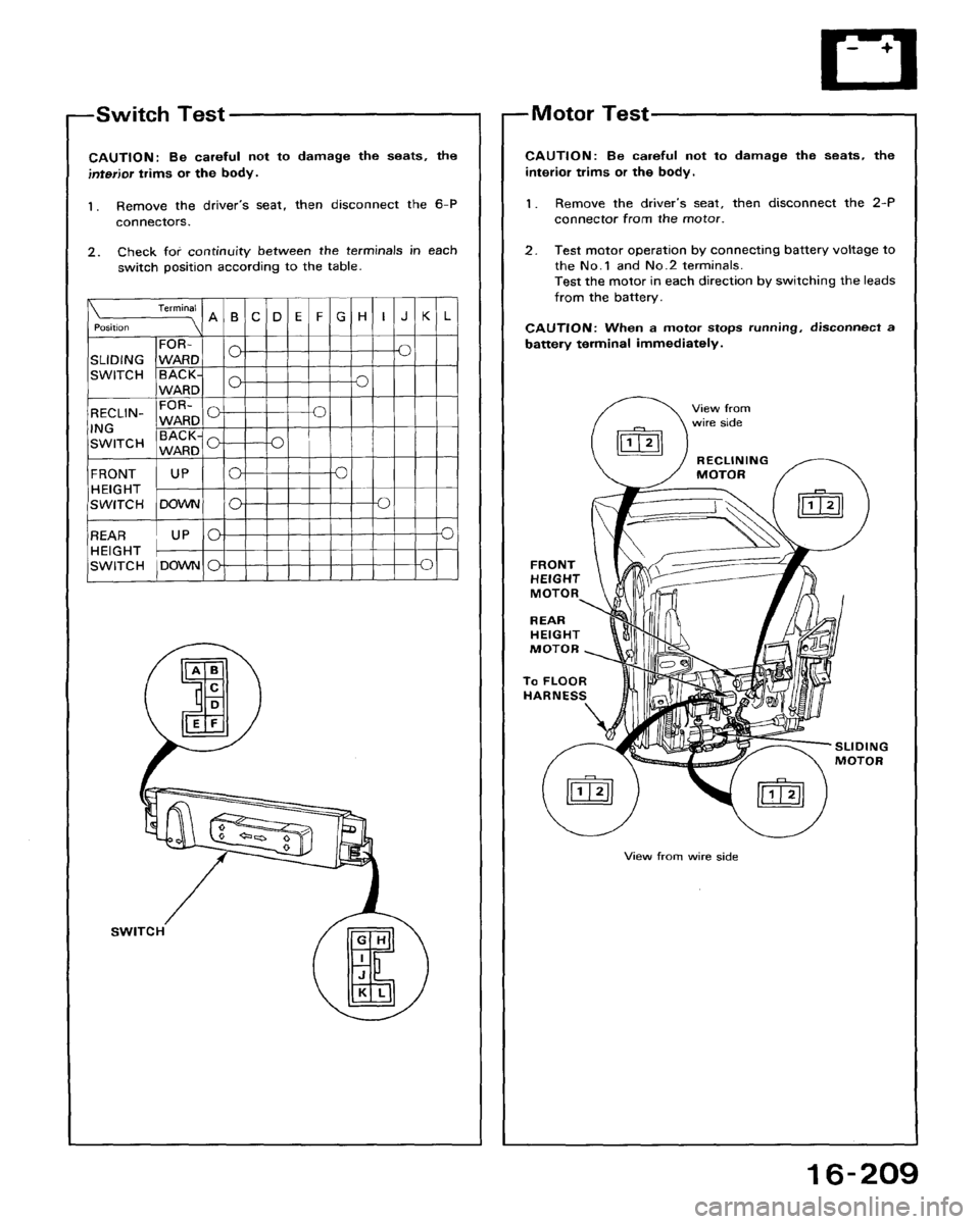 HONDA ACCORD 1992 CB / 4.G Workshop Manual 