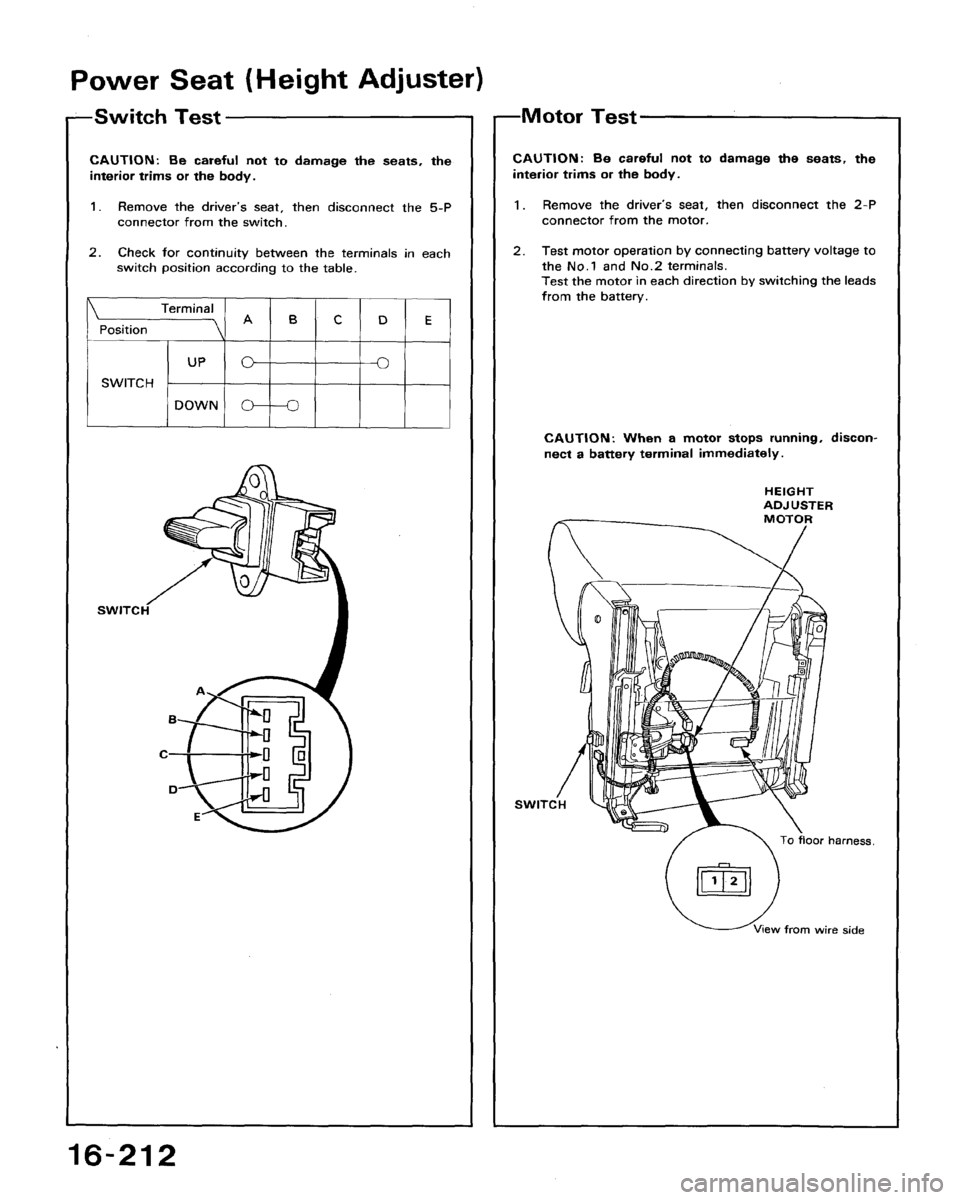 HONDA ACCORD 1992 CB / 4.G Workshop Manual 