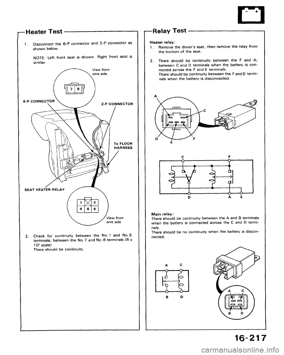 HONDA ACCORD 1992 CB / 4.G Workshop Manual 
