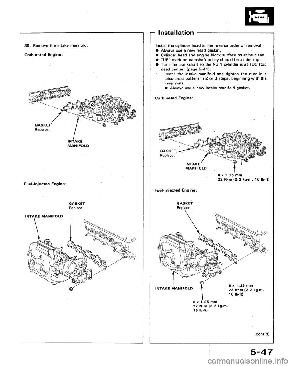 HONDA ACCORD 1992 CB / 4.G Workshop Manual 