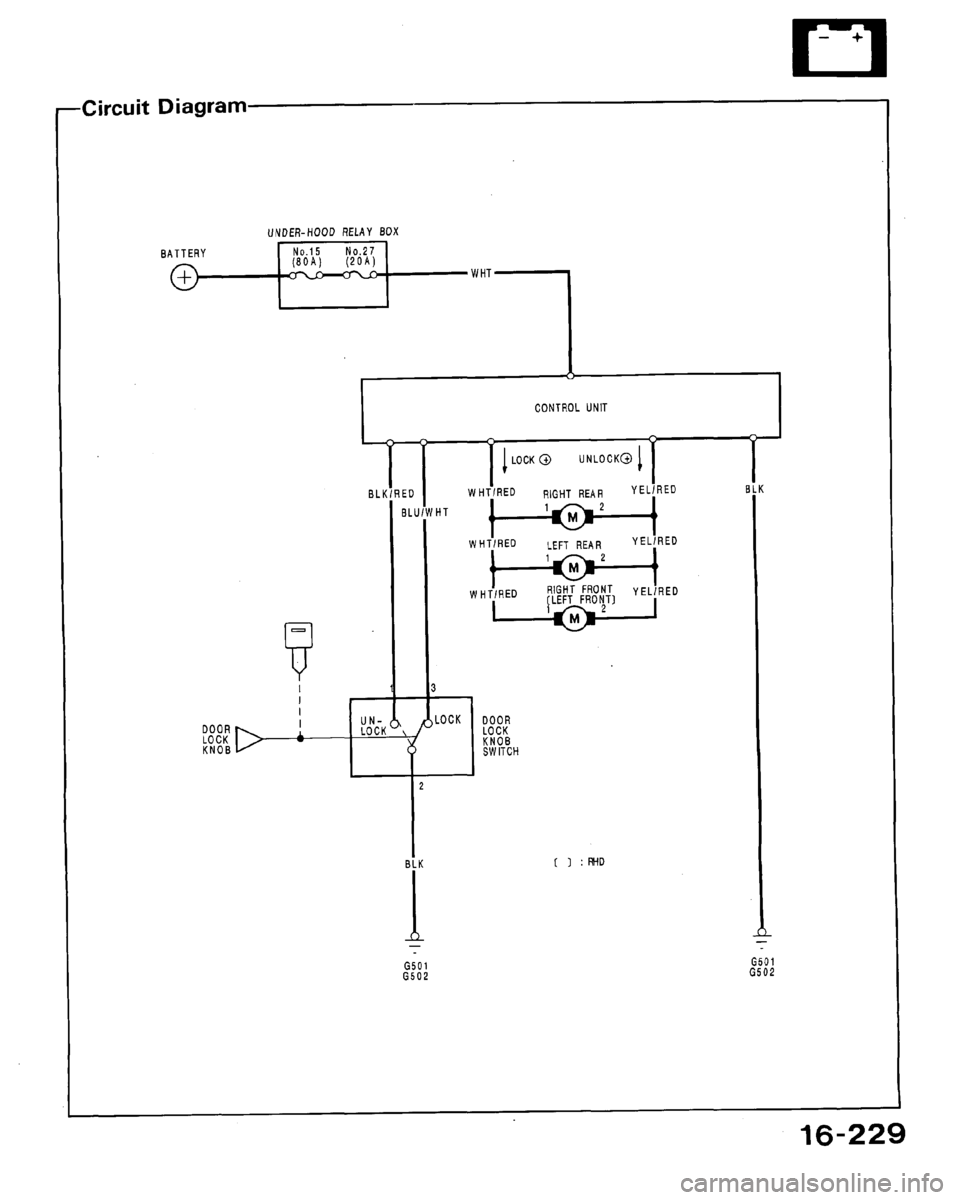 HONDA ACCORD 1992 CB / 4.G Workshop Manual 