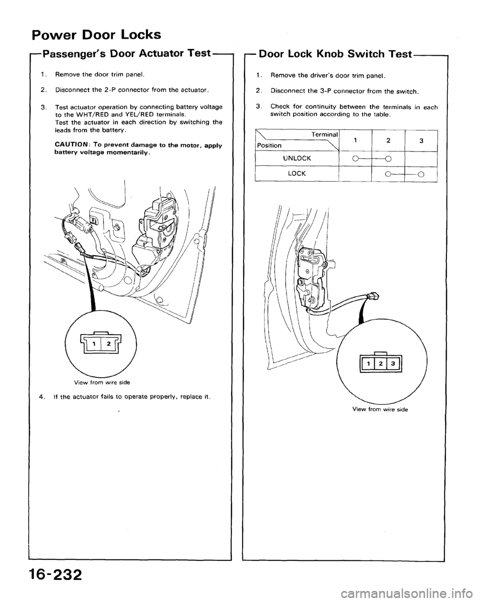 HONDA ACCORD 1992 CB / 4.G Workshop Manual 
