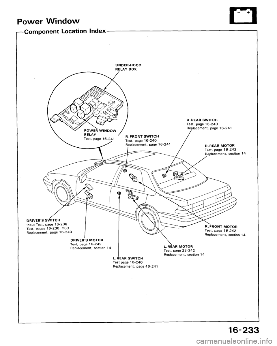 HONDA ACCORD 1992 CB / 4.G Workshop Manual 
