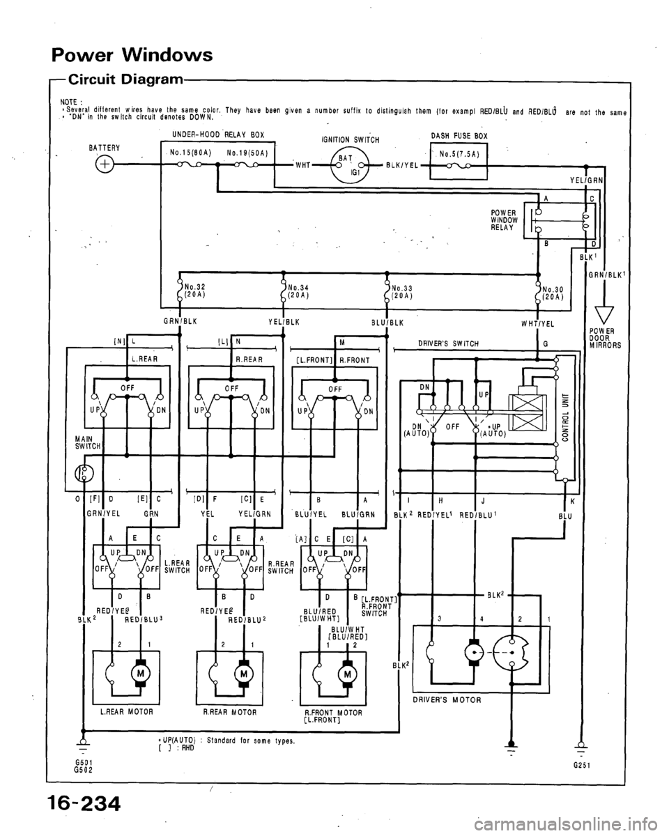 HONDA ACCORD 1992 CB / 4.G Workshop Manual 