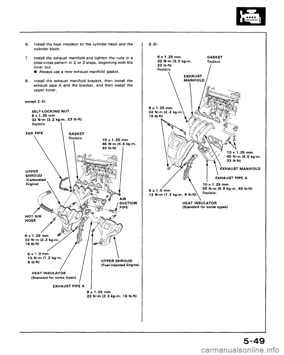 HONDA ACCORD 1992 CB / 4.G Workshop Manual 