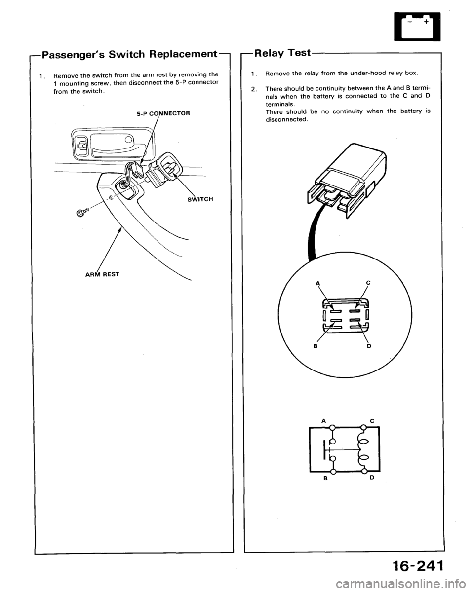 HONDA ACCORD 1992 CB / 4.G Workshop Manual 