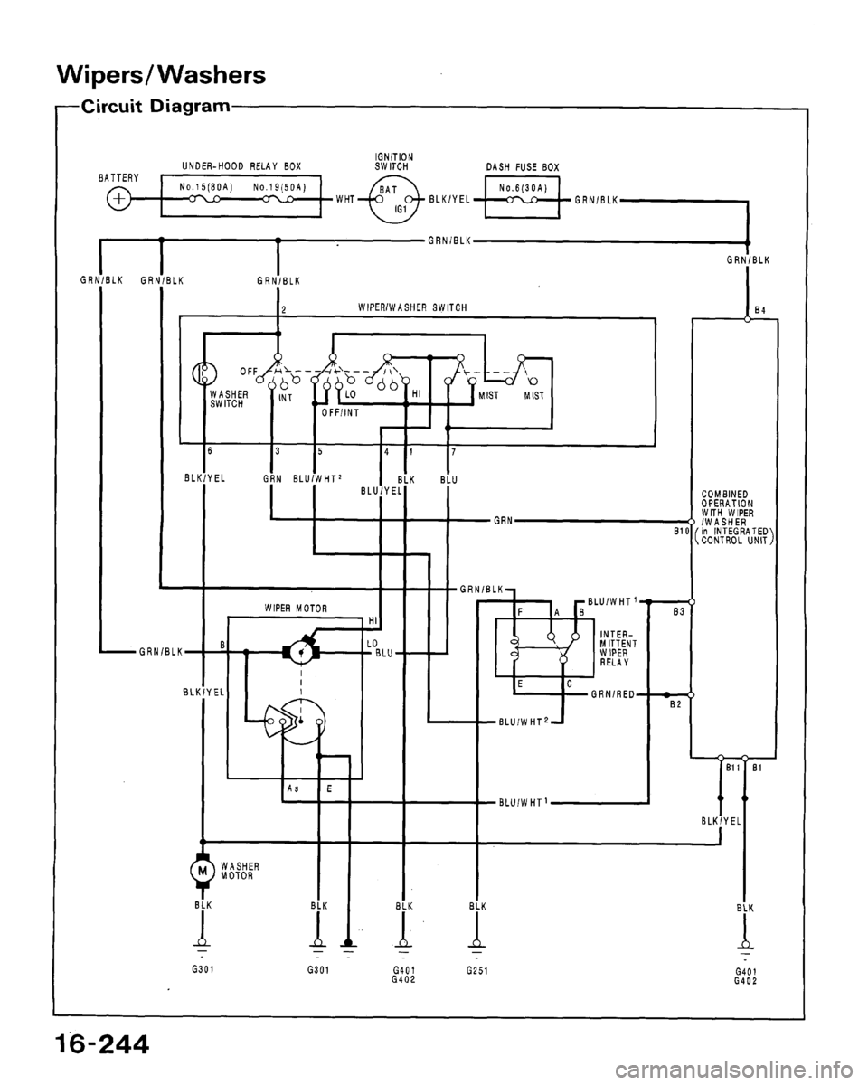 HONDA ACCORD 1992 CB / 4.G Workshop Manual 