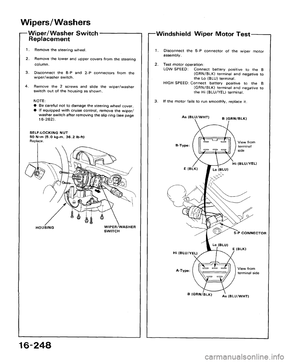 HONDA ACCORD 1992 CB / 4.G Workshop Manual 