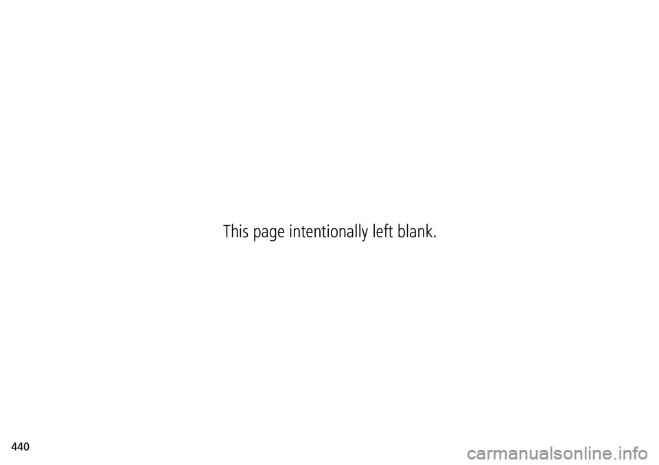 HONDA CRV 2023  Owners Manual 440
This page intentionally left blank. 