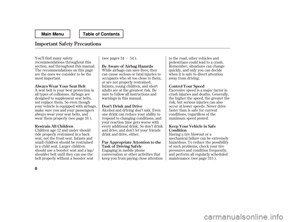 HONDA RIDGELINE 2012 1.G Owners Manual µ
You