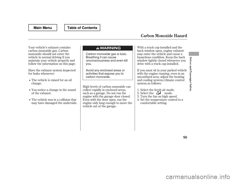 HONDA RIDGELINE 2012 1.G Owners Manual Your vehicle