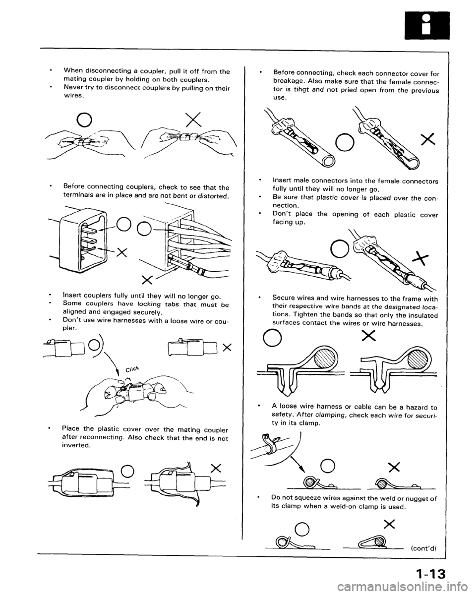 HONDA ACCORD 1986 CA / 3.G Workshop Manual 