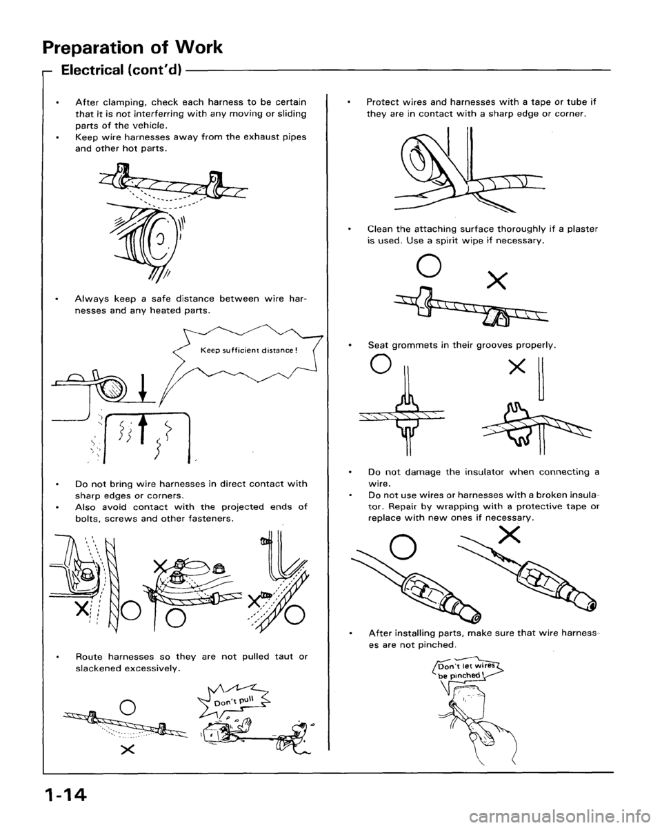 HONDA ACCORD 1986 CA / 3.G Workshop Manual 