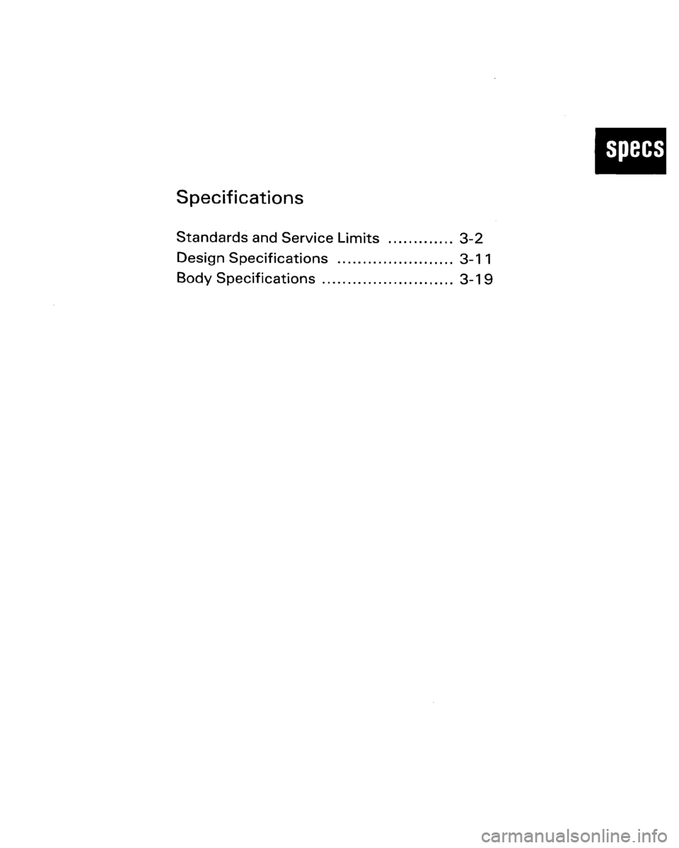 HONDA ACCORD 1986 CA / 3.G Workshop Manual 
