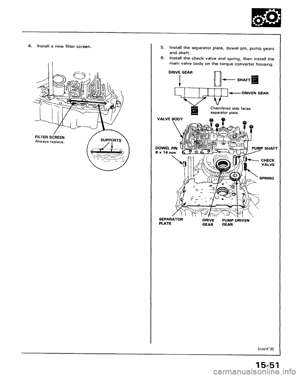 HONDA ACCORD 1986 CA / 3.G Workshop Manual 