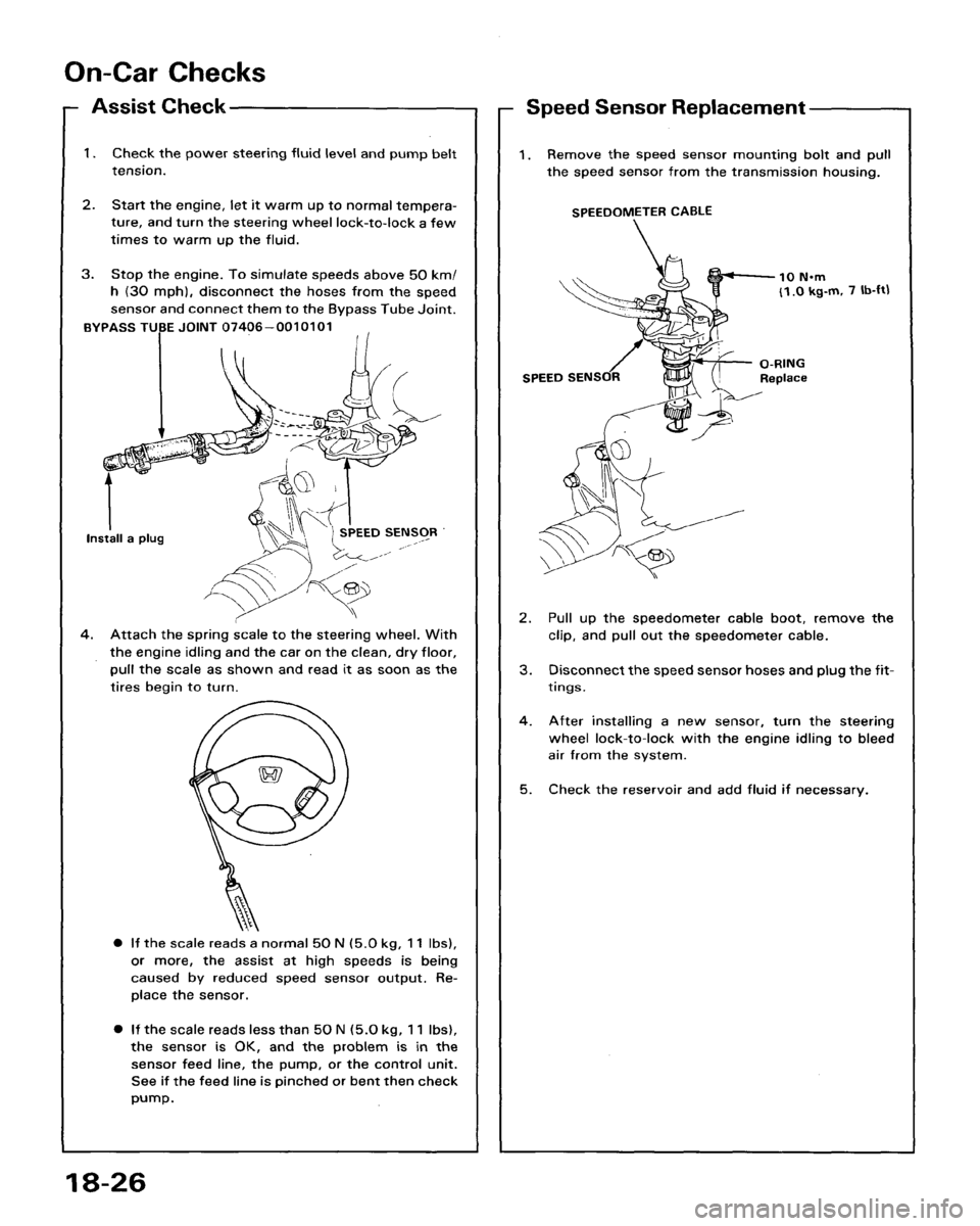 HONDA ACCORD 1986 CA / 3.G Workshop Manual 