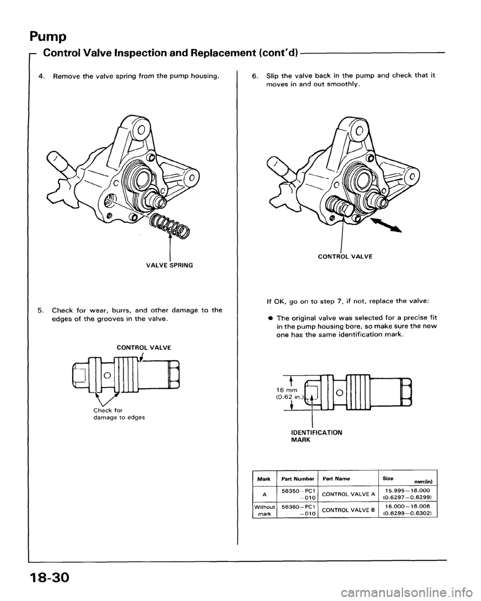HONDA ACCORD 1986 CA / 3.G Workshop Manual 