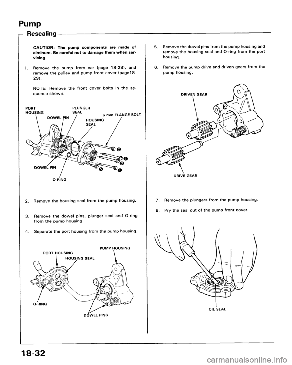 HONDA ACCORD 1986 CA / 3.G Workshop Manual 