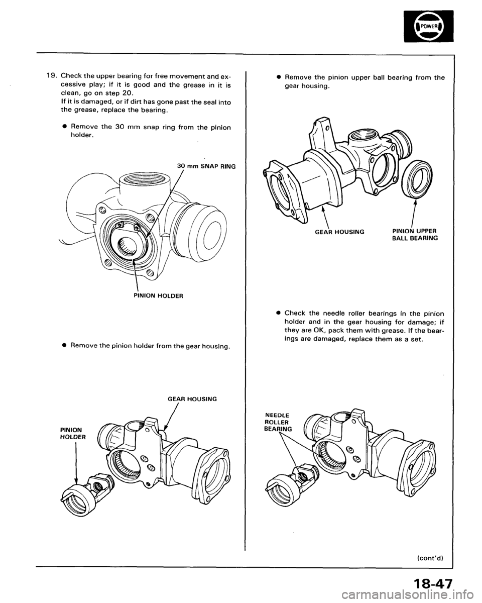HONDA ACCORD 1986 CA / 3.G Workshop Manual 