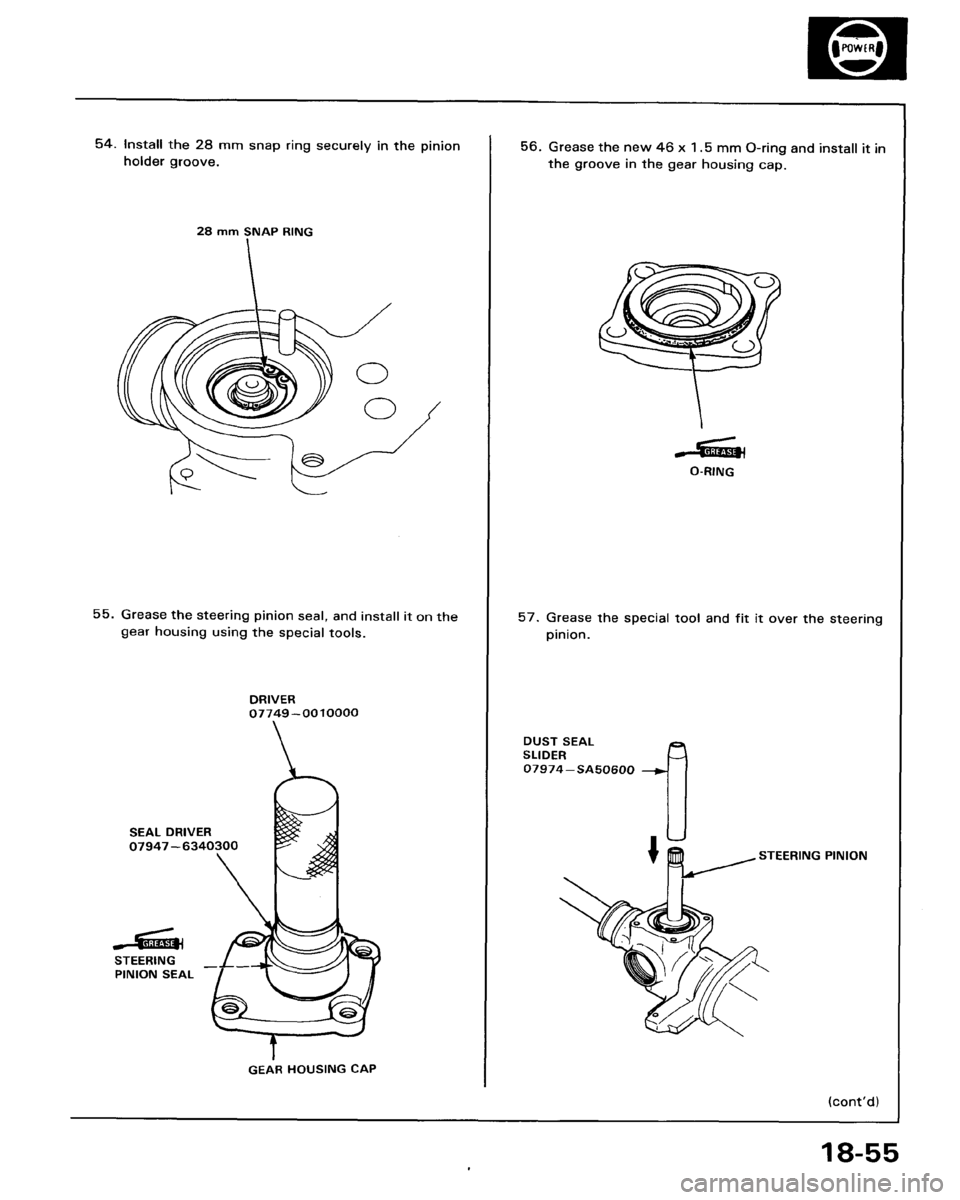 HONDA ACCORD 1986 CA / 3.G Workshop Manual 