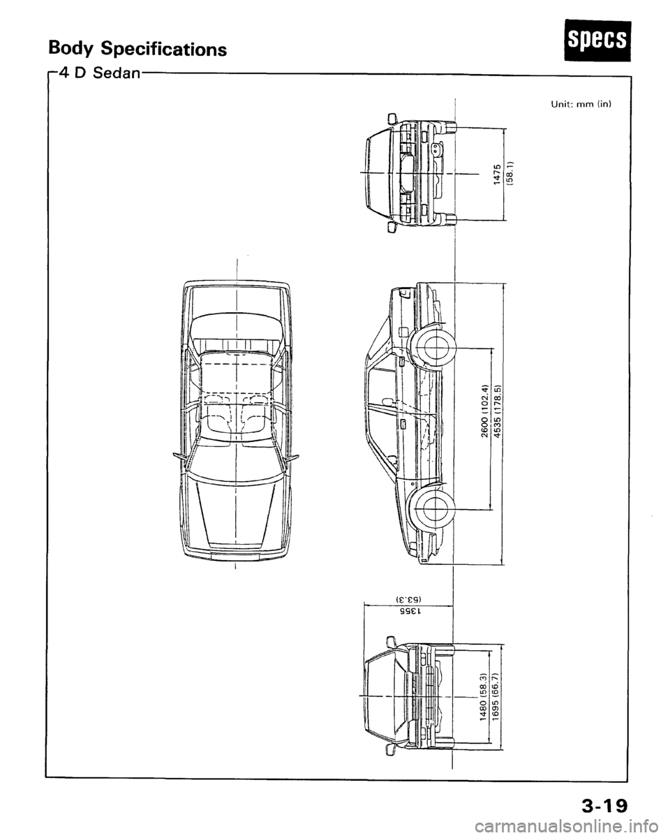 HONDA ACCORD 1986 CA / 3.G Workshop Manual 