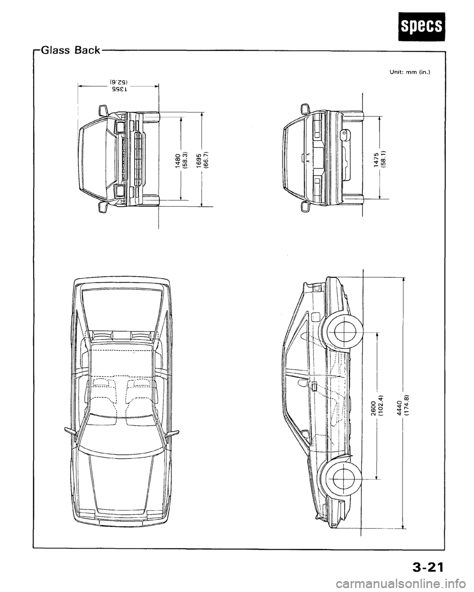 HONDA ACCORD 1986 CA / 3.G Workshop Manual 