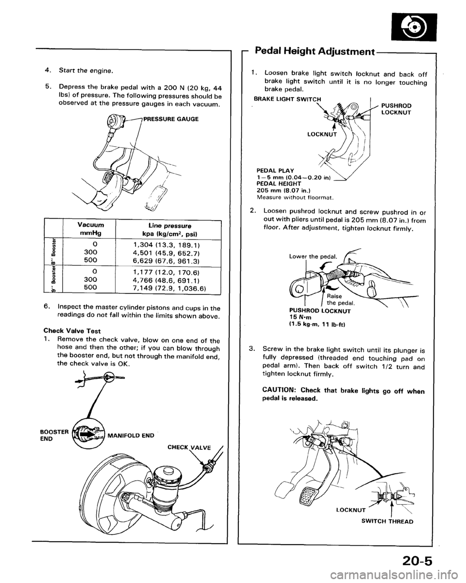 HONDA ACCORD 1986 CA / 3.G Workshop Manual 