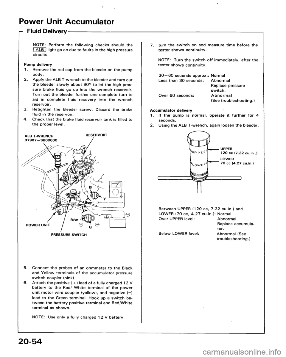 HONDA ACCORD 1986 CA / 3.G Workshop Manual 