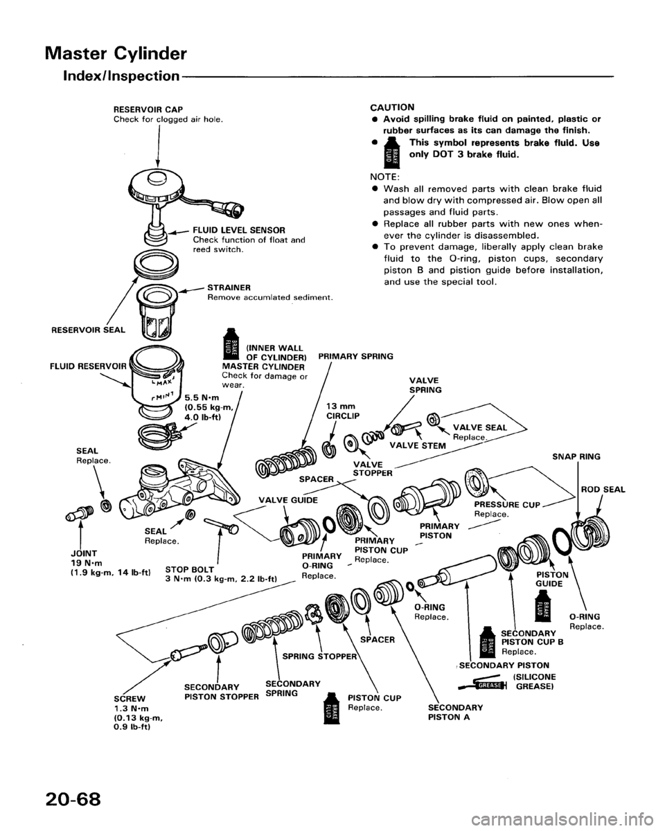 HONDA ACCORD 1986 CA / 3.G Workshop Manual 