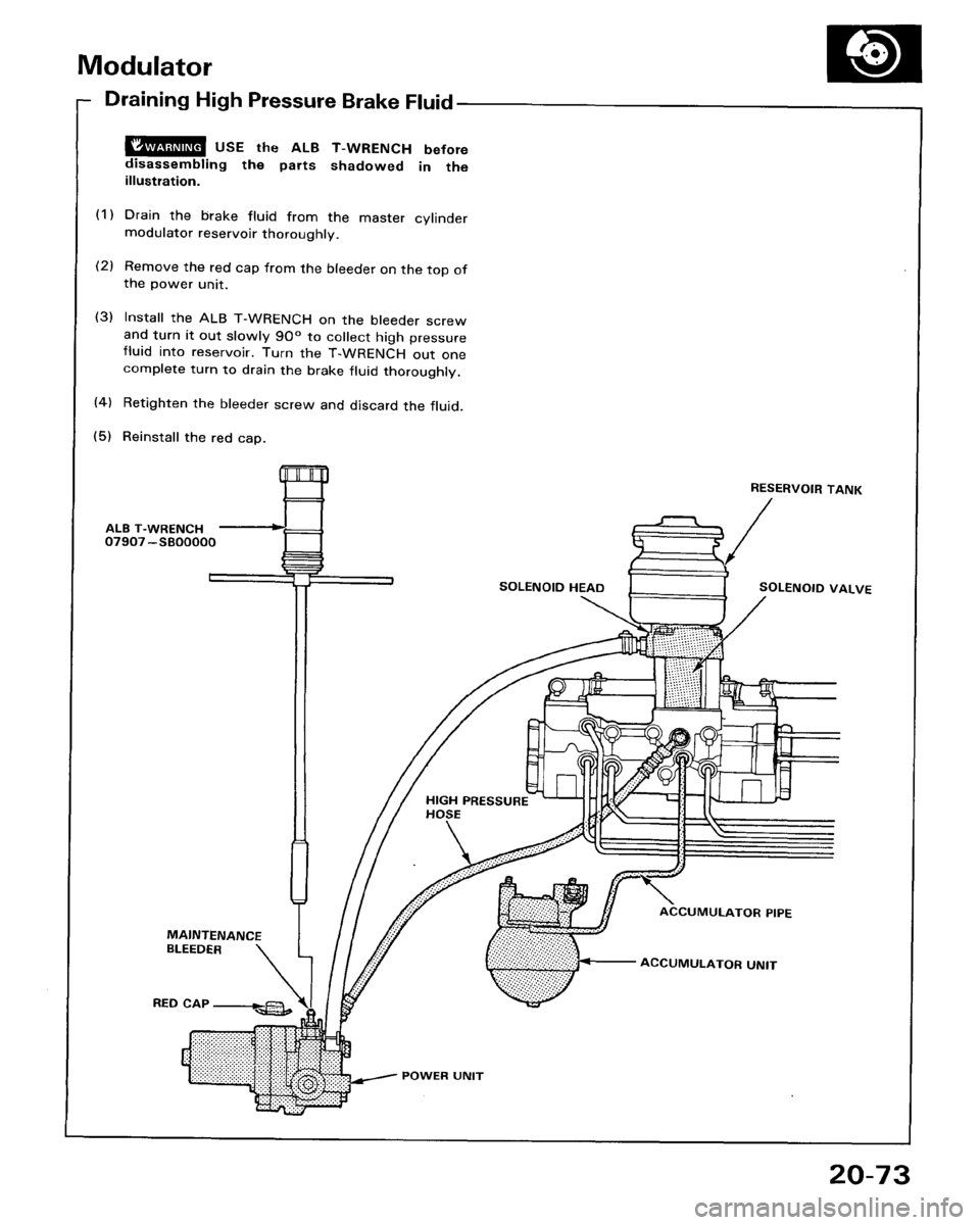 HONDA ACCORD 1986 CA / 3.G Workshop Manual 